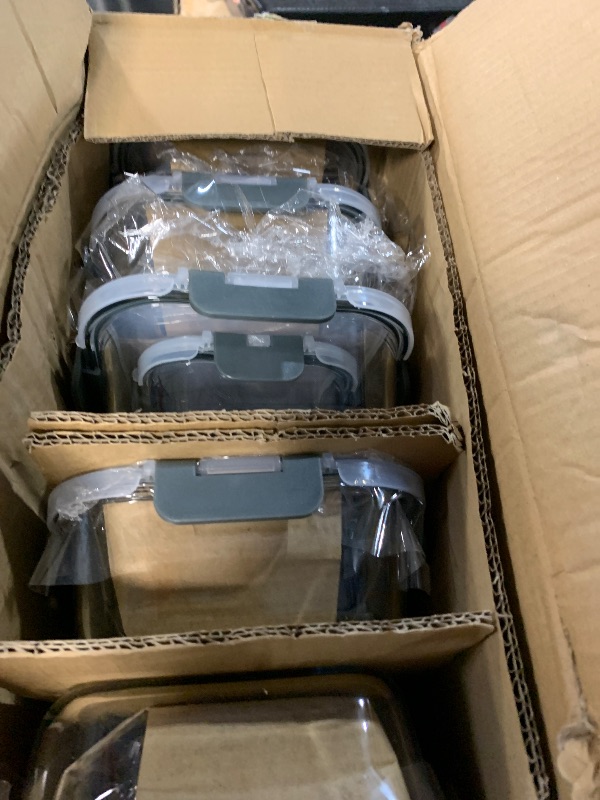 Photo 1 of [10-Pack] Glass Meal Prep Containers with Lids, MCIRCO Food Storage Containers with Snap Locking Lids, Airtight Lunch Containers, Microwave, Oven, Freezer and Dishwasher