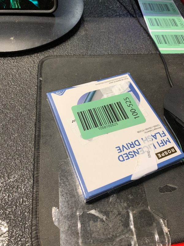 Photo 1 of ***FACTORY SEALED***
Apple MFi Certified 128GB Flash Drive for iPhone Thumb Drive Photo Stick, USB Memory Stick iPhone Flash Drive for Photos Videos, High Speed Jump Drive Compatible for iPhone/iPad/Android/PC (Blue)