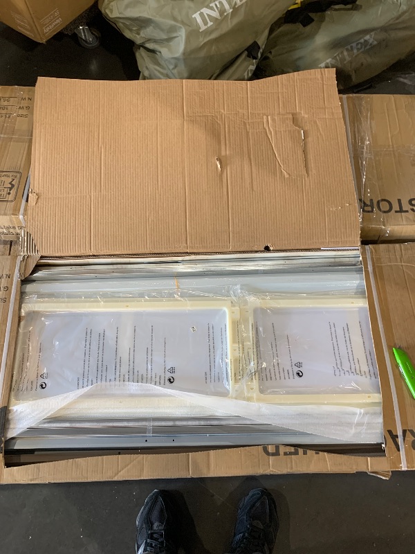 Photo 1 of ***STOCK PHOTO FOR REFERENCE ONLY*** Vigo huseeo 10X12 FT Outdoor Storage Shed, Galvanized Steel Garden Shed with Lockable Door & Window, Waterproof Metal Tool Storage for Garden, Backyard, Patio, Lawn(Peak Roof)