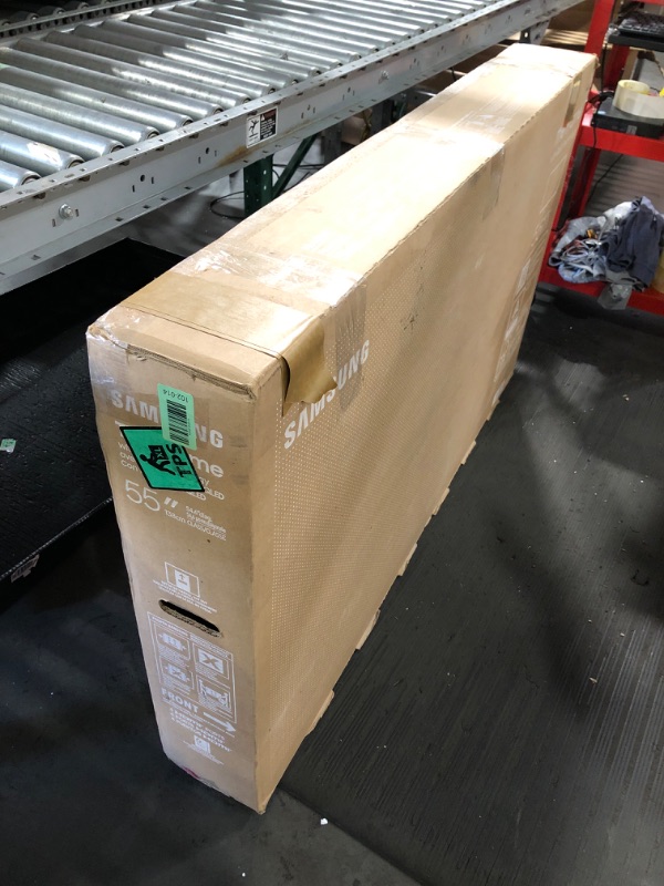 Photo 1 of ***********MISSING ONECONNECT CORD, MAY NOT BE FUNCTIONAL PER LAST OWNER**************
Samsung 55-Inch Class The Frame LS03F 4K QLED Smart TV (2025 Model) Slim Fit Wall Mount, Modern Frame Design, NQ4 AI Gen2 Processor, Art Mode, Artful Picture Quality, S