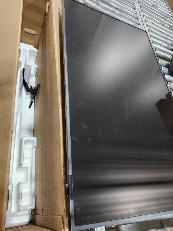 Photo 1 of ***********MISSING ONECONNECT CORD, MAY NOT BE FUNCTIONAL PER LAST OWNER**************
Samsung 55-Inch Class The Frame LS03F 4K QLED Smart TV (2025 Model) Slim Fit Wall Mount, Modern Frame Design, NQ4 AI Gen2 Processor, Art Mode, Artful Picture Quality, S