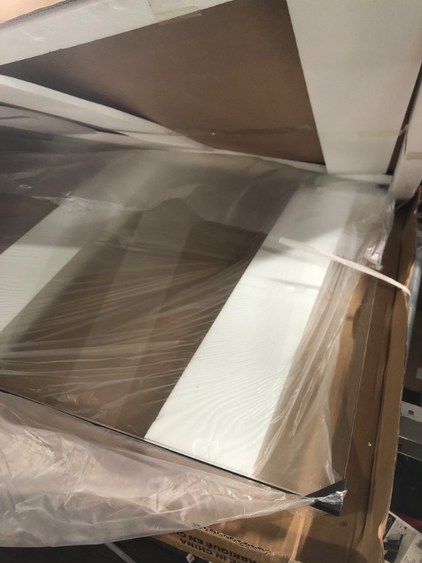 Photo 1 of ***TRUCK/TRAILER PICKUP ONLY***Semi-Frameless Sliding Shower Door W: 60 x H:72 Inches, Bathroom Sliding Door Easy to Install, 1/4 "Clear Glass, Black Hardware Double Sliding Glass Shower Room (Black, 60IN)