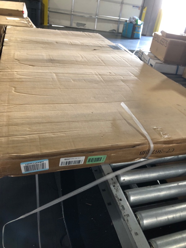 Photo 1 of ***TRUCK/TRAILER PICKUP ONLY***Semi-Frameless Sliding Shower Door W: 60 x H:72 Inches, Bathroom Sliding Door Easy to Install, 1/4 "Clear Glass, Black Hardware Double Sliding Glass Shower Room (Black, 60IN)