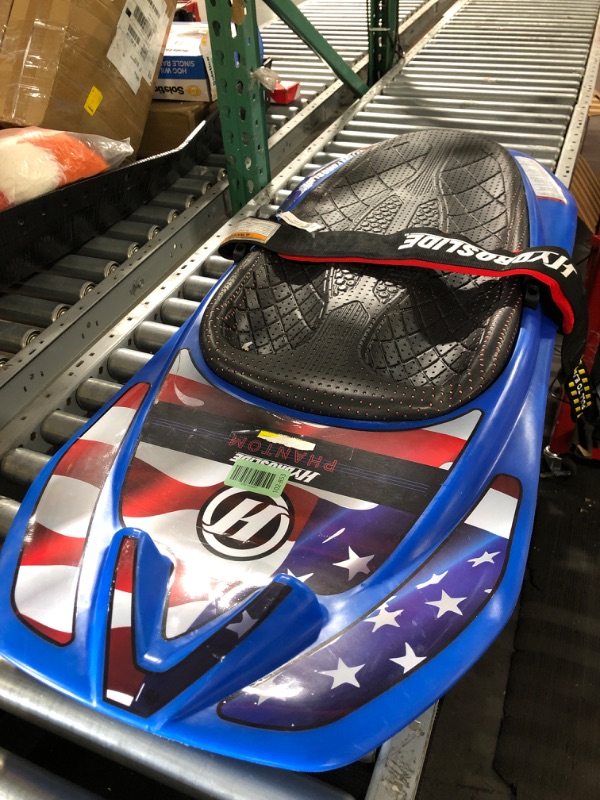 Photo 1 of **MINOR CRACK ON BOTTOM OF BOARD**
Hydroslide Phantom Watersports Towable Kneeboard, Blue