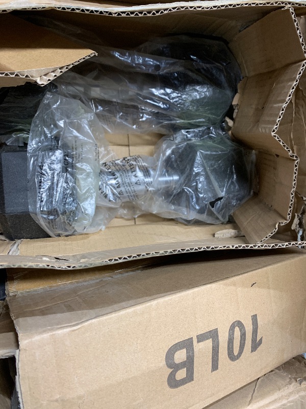 Photo 1 of ***STOCK PHOTO FOR REFERENCE ONLY***Rubber Hex Dumbbell Sets 60LB - 5LB PAIR, 10LB PAIR, AND 15LB PAIR