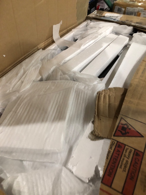 Photo 1 of ***PARTIAL SET PRICE ADJUSTED***
Merax Full Size Race Car Bed Frame for Boys, Wood Car-Shaped Platform Bed with Wheels, Black