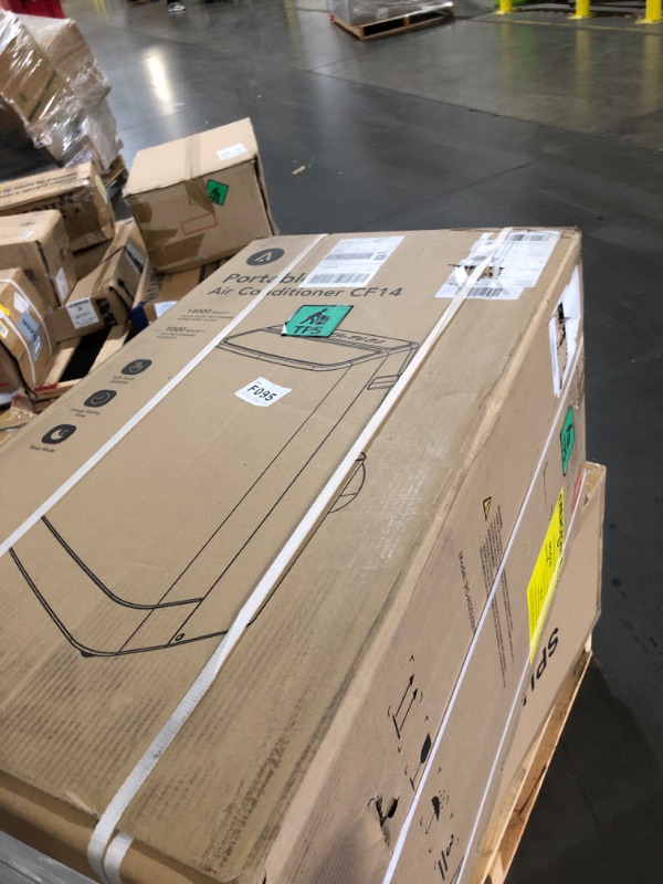 Photo 1 of ***FACTORY SEALED***
TranquilNest 14,000 BTU Portable Air Conditioner - 3-in-1 Cooling, Fan & Dehumidifier for Spaces Up to 750 Sq.Ft, Compact Mobility with Wheels, Remote Control & Window Kit Included,White