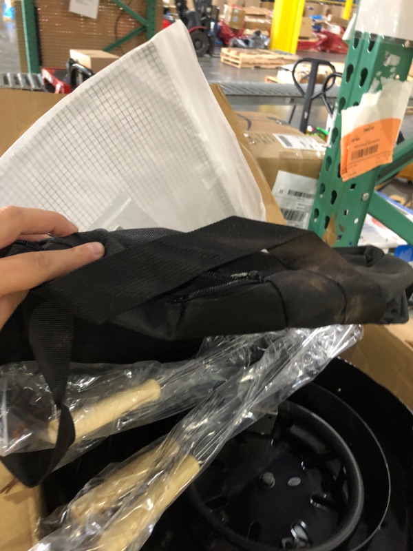 Photo 1 of (used)(see images) Camp Chef Redwood Portable Propane Fire Pit with 4 Roasting Sticks, Black