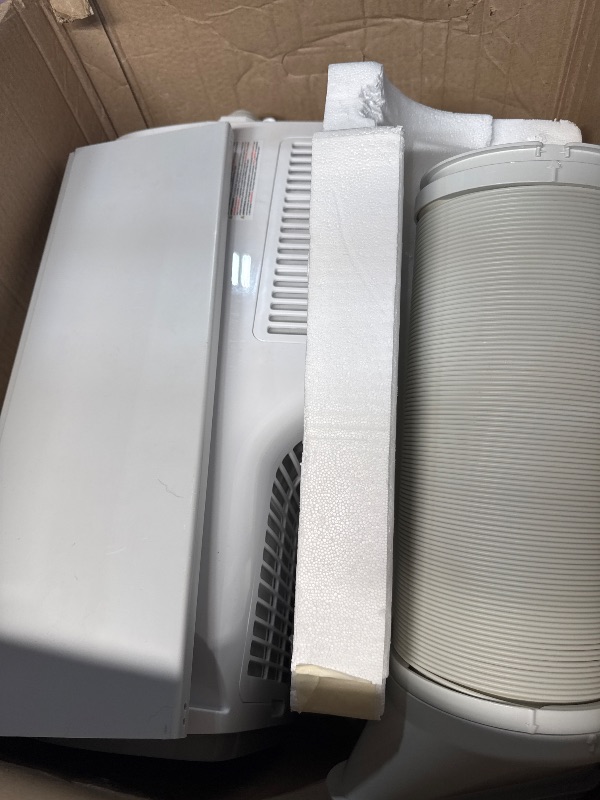 Photo 1 of (PARTS) BLACK+DECKER Portable Air Conditioner, 9,000 BTU (5,300 BTU SACC) for Rooms up to 400 Sq. Ft., Portable AC with Follow Me Remote Control and Window Kit, BPACT08WT, White