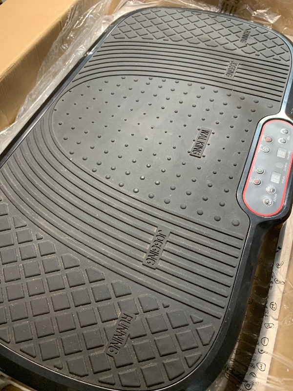 Photo 1 of (not functional)(sold for parts)(repair) LifePro Vibration Plate Exercise Machine - Whole Body Workout Vibration Fitness Platform w/ Loop Bands - Home Training Equipment for Weight Loss & Toning (Black)