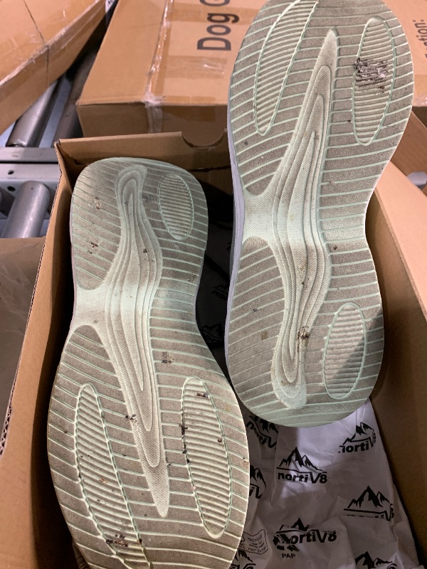 Photo 1 of ***(HEAVILY USED/ MINOR DAMAGE)***NORTIV 8 Men's Running Walking Tennis Shoes FlexLife Comfortable Cushioning Non-Slip Breathable Athletic Gym Workout Cross Trainer Jogging Sneakers, Size 10.5,Olive Green,SNRR241M