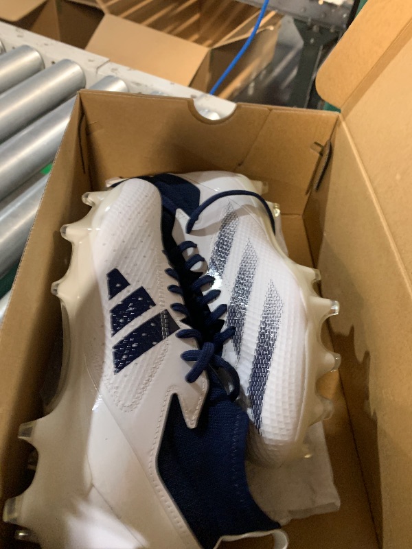 Photo 1 of (SIZE 7) adidas Unisex-Adult Adizero Impact, White/Team Navy Blue/White, 7