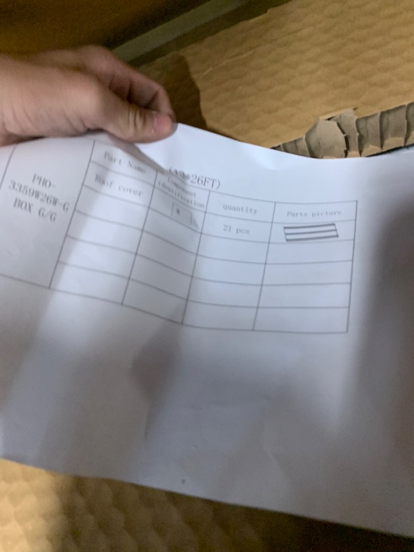 Photo 1 of (incomplete)(sheet metal only) GarveeLife 13'x26'x11' Oversized Metal Carport, Steel Heavy Duty Car Ports for All-Weather