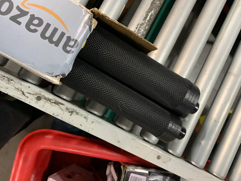 Photo 1 of (PARTIAL SET) (MISSING GATE) (HARDWARE) Pool Fence DIY by Life Saver Self-Closing Gate Kit, Black, 5-Foot Tall, Flat Top