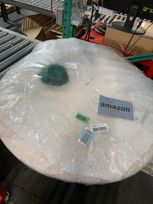 Photo 1 of Thyle 5 Tier 59 Inch Electric Self Rotating Christmas Tree Village Display Shelves Christmas Tree Bookshelf Display with LED String and Garland Rotating Xmas Tree Wooden Stand for Holiday Display