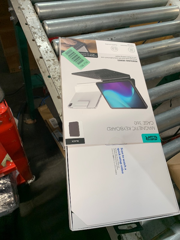 Photo 1 of ESR iPad Air 11 Inch Case with Keyboard (M3/M2, 2025/2024) & iPad Pro 11/Air 5th/4th Gen Keyboard, Easy-Set Magnetic Stand, Portrait/Raised Modes, with Removable Protective Case, Black