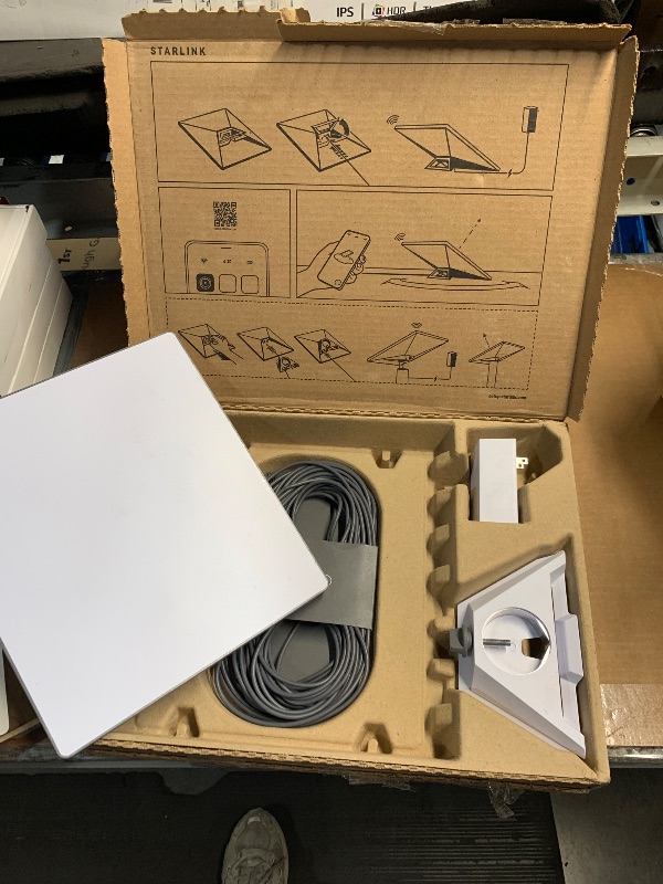 Photo 1 of **ACCOUNT SET, PARTS ONLY**
Not Functional; Space X-Starlink Mini Portable Gen4 High-Speed Satellite Internet Kit, V4 Enhanced Download and Upload