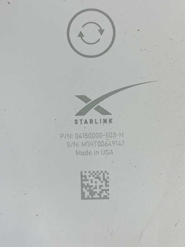 Photo 1 of **ACCOUNT SET, PARTS ONLY**
Not Functional; Space X-Starlink Mini Portable Gen4 High-Speed Satellite Internet Kit, V4 Enhanced Download and Upload