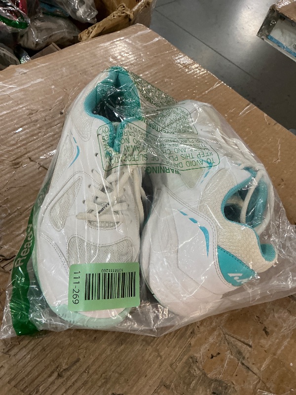 Photo 1 of (please see all images) LEFUS Women's Pickleball Shoes - AMZ-P601, Non-Slip, Cushioning, Anti-Torque, Breathable Court Shoes (P601 Blue, 9.5)