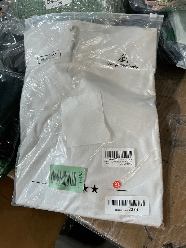 Photo 1 of (BAGGED) (XL) Casual Turtleneck Tops Lightweight Long Sleeve Soft Thermal Shirts for Women White X-Large