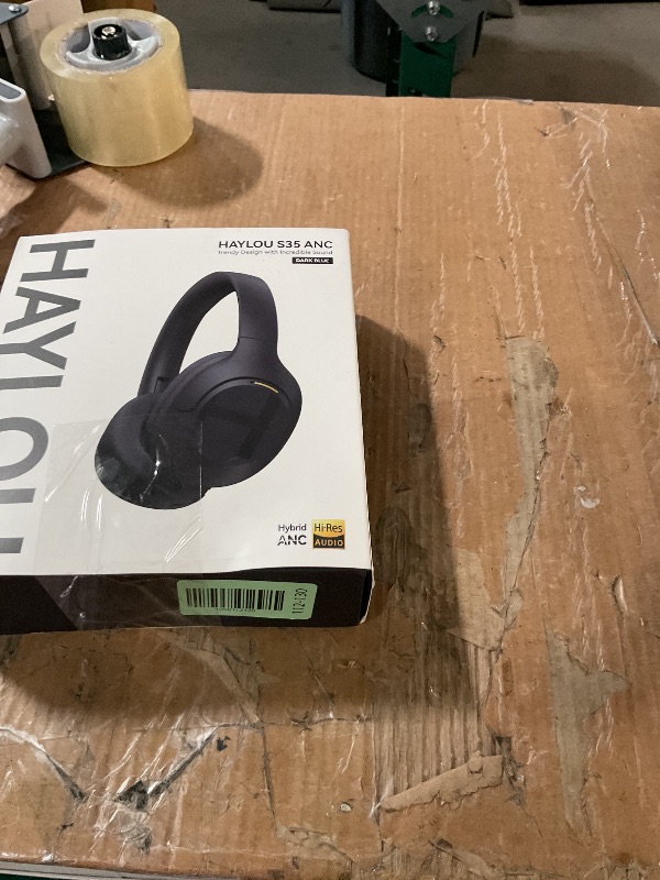 Photo 1 of (PARTS) (NON-FUNCTIONAL) HAYLOU S35 Noise Cancelling Bluetooth Headphones, LDAC Hi-Res Audio, Bluetooth 5.2 Multipoint Connect, 40H ANC Playtime, Clear Call,Wireless Over Ear Headphones