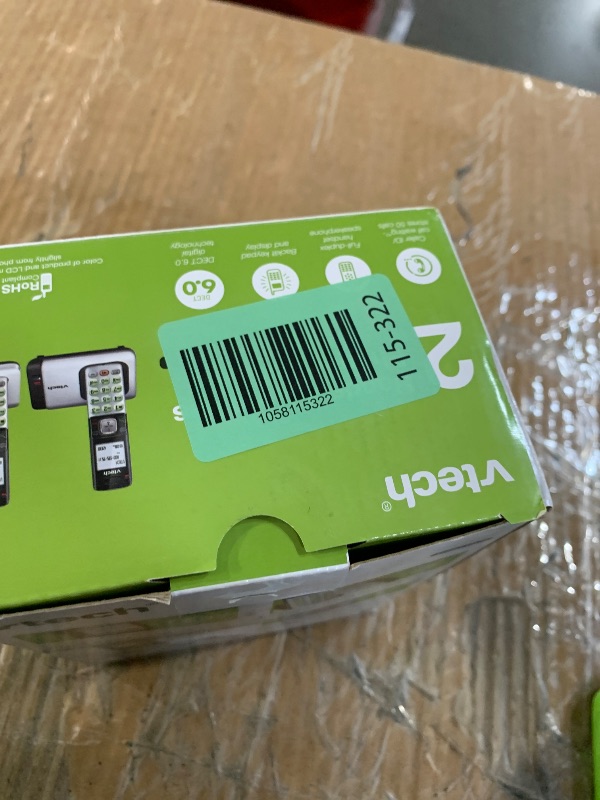 Photo 1 of ***(PARTS ONLY/NON FUNCTIONAL)*** VTech CS6719-2 2-Handset Cordless Phone with Caller ID/Call Waiting, Handset Intercom & Backlit Display/Keypad, Silver