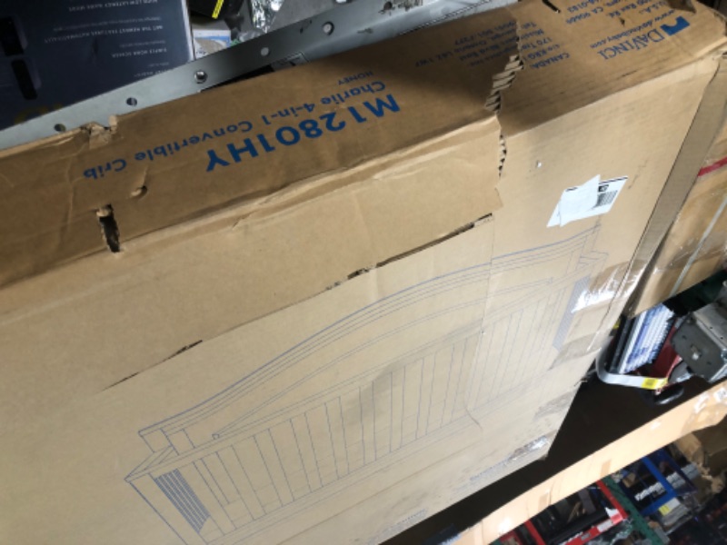 Photo 1 of (just mattress)
DaVinci Charlie 4-in-1 Convertible Crib - GREENGUARD Gold Certified - Wooden Baby Crib Convertible to Toddler Bed, Daybed, and Full-Size Baby Bed with 4 Adjustable Heights - Easy to Assemble - Honey