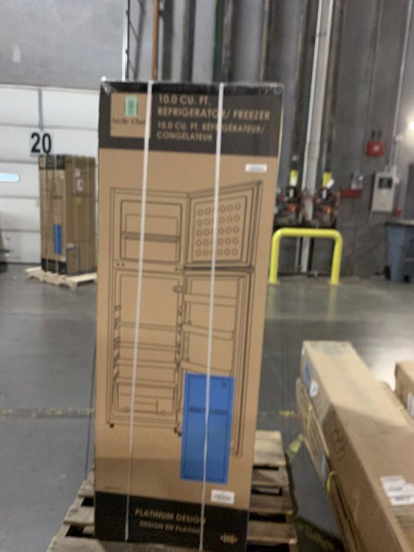Photo 1 of ***PALLET TRUCK OR TRAILER ONLY FACTORY SEALED OPENED FOR INSPECTION***
RCA RFR1089 2 Door Apartment Top Freezer Refrigerator