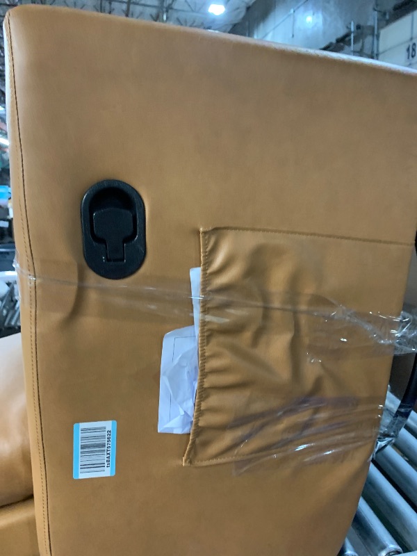 Photo 1 of (SEE ALL PHOTOS FOR DAMAGE) Sweetcrispy Recliner Chair, 360 Swivel Rocker Chair for Adults, Glider Rocker Recliners, Nursery Chairs for Living Room, High Back, Upholstered Deep Seat, Classical Brown