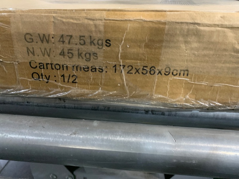 Photo 1 of ****PARTIAL SET BOX 1/2 ONLY****
Garvee 8x10 ft Metal Storage Shed with Pitched Roof & Lockable Door, Outdoor Weatherproof Yard Tool Storage Shed for Organizing Bike, Lawn Mower, Tools and Equipment in Backyard, Yard, Lawn, Grey