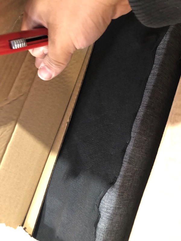 Photo 1 of ()truck/trailer pick up only)
IULULU L Shaped Sectional Sofa, 82 Inch Convertible Sleeper Couch with Pullout Bed, Storage Chaise, Cupholders, 2 in 1 Pull Out Couch for Living Room, Apartment, Charcoal Grey