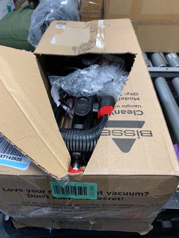 Photo 1 of Bissell CleanView Compact Upright Vacuum, Fits in Dorm Rooms & Apartments, Lightweight with Powerful Suction and Removable Extension Wand, 3508