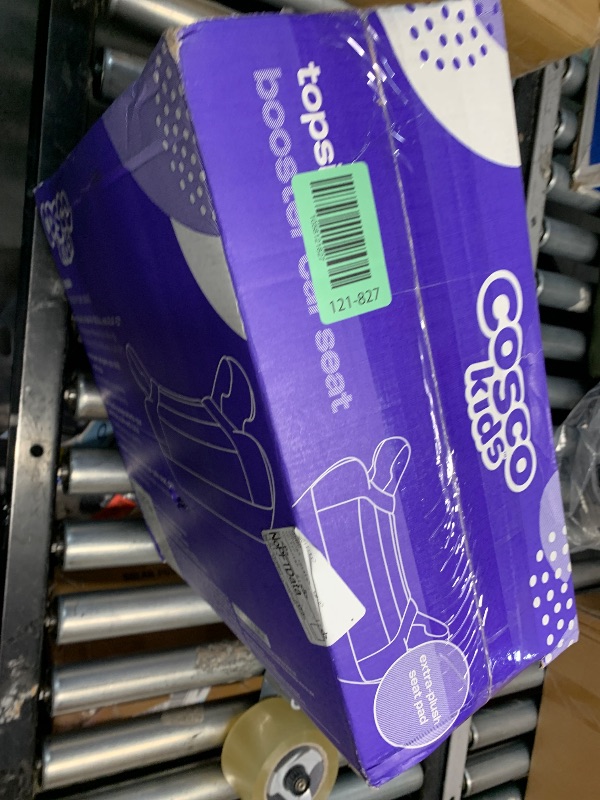 Photo 1 of Cosco Topside Backless Booster Car Seat, Lightweight Booster Seats for Cars 40-100 lbs, Backless Booster Seat for Car, Grape
