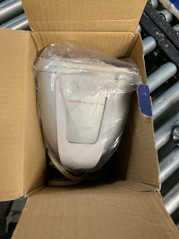 Photo 1 of ******PARTS ONLY **** Conair Handheld Garment Steamer for Clothes, Turbo ExtremeSteam 1875W Fabric Steamer, Portable Handheld Design, Strong Penetrating Steam, Amazon Exclusive, White/Champagne