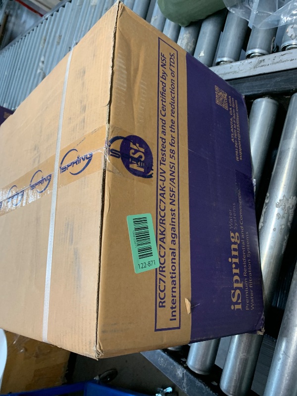 Photo 1 of ***FACTORY SEALED***iSpring RCC7AK-BLK, NSF/ANSI 58 Certified, Alkaline 6-Stage Reverse Osmosis System with Stylish Black RO Faucet, pH+ Remineralization RO Water Filter System Under Sink