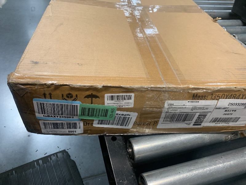 Photo 1 of Stanbroil 48 x 14 Inch Upgrade Rectangle Fire Pit Jet Burner Pan, 304 SS Propane Gas Firepit for Outside DIY Fire Pit Table, High Flame, BTU 185,000 Max