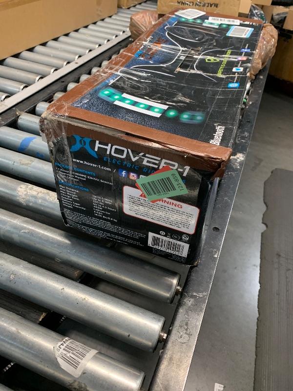 Photo 1 of ***(PARTS ONLY/ NON FUNCTIONAL)***
Hover-1 Chrome Electric Self Balancing Hoverboard with 6 mph Max Speed, Dual 200W Motors, 6 Mile Range, and 6.5” Wheels Electric Hoverboard