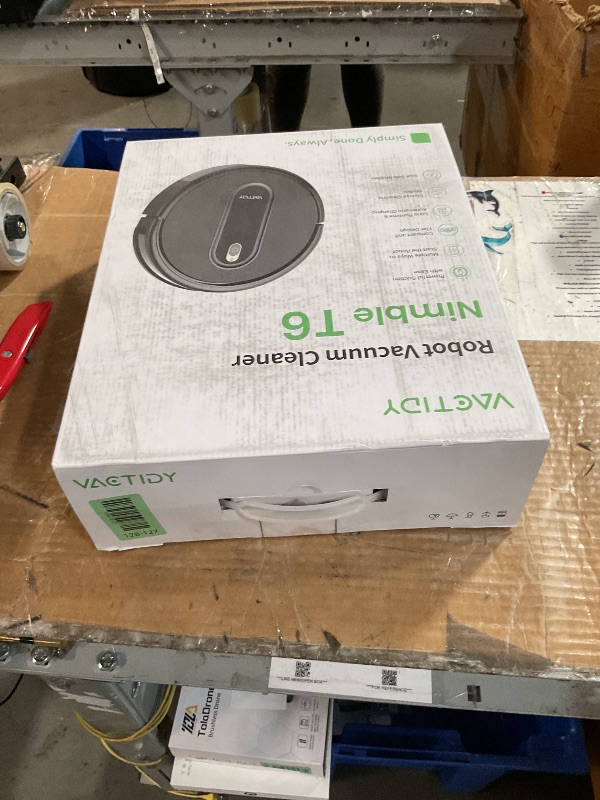 Photo 1 of (does not power on)(sold for parts) Vexilar Robot Vacuum, Slim, Quiet, Automatic Self-Charging Robotic Vacuum Cleaner, 100 Mins Runtime, Schedule Cleaning
