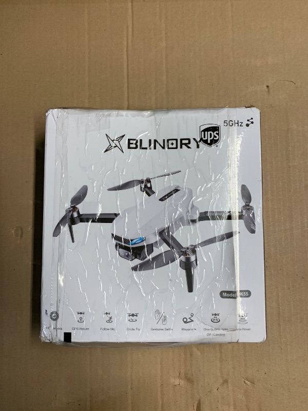 Photo 1 of GPS Drone with Camera for Adults, 2K HD FPV Drones with Auto Return, Follow Me, Circle Fly, Waypoint Fly, Stable Hover, Brushless Motor, Foldable 5G Transmission Remote Control Quadcopter