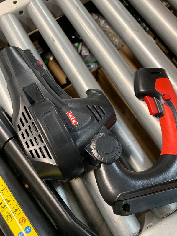 Photo 1 of (missing battery) MZK Cordless Leaf Blower,20V Battery Powered Leaf Blower for Lawn Care, Electric Lightweight Mini Hand Blower(Battery & Charger Included) 