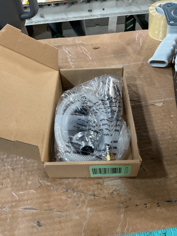 Photo 1 of ***LIKE NEW/OPEN BOX***
Kitchen Sink Side Sprayer with Quick Side Connector Compatible with Moen Faucet Sprayer Replacement, Kitchen Sink Faucet Sprayer Attachment with Water Hose/Holder, Chrome Finish