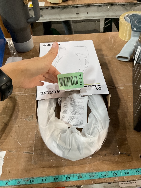 Photo 1 of (USED/FAIR) Heelkl AI Neck Fan, 4 Speeds Adjustable Portable Personal Fan Rechargeable, 4000 mAh Battery Faster Cooling Wearable Fan, Ultra Quiet for Home, Office, Travel, Outdoor