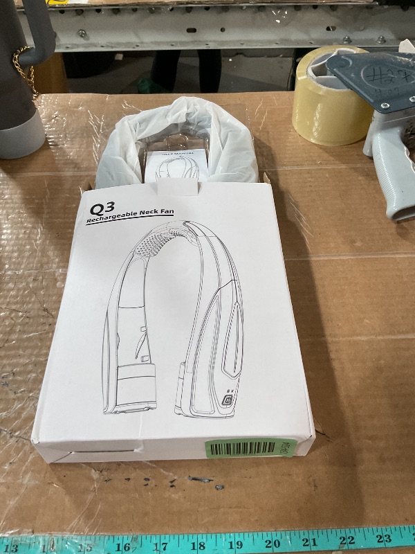 Photo 1 of (parts) (not functional) Hionly AI Neck Fan, 6 Speeds Adjustable Portable Personal Fan Rechargeable, Faster Cooling Wearable Fan, Ultra Quiet for Home, Office, Travel, Outdoor