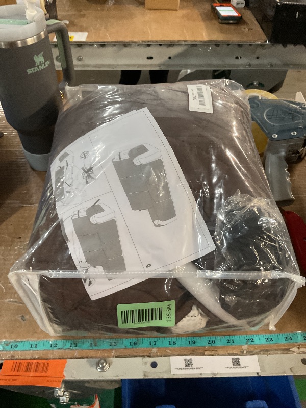 Photo 1 of (USED/FAIR) (BAGGED) KinCam Waterproof Recliner Sofa Cover, Non-Slip Reclining Couch Covers for 3 Seat, Recliner Couch Cover Furniture Protector with Elastic Straps for Pets, Kids, Chocolate