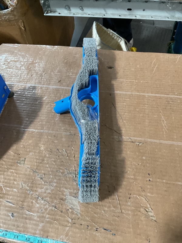 Photo 1 of (2025 Upgraded) 20" 2 in 1 Pool Brush Vacuum Head with Swivel Hose Connection & Sturdy Nylon Bristles for Heavy Duty Inground & Above- Ground Pool Cleaning - Connecting 1-1/4" or 1-1/2" Hose (No Pole)