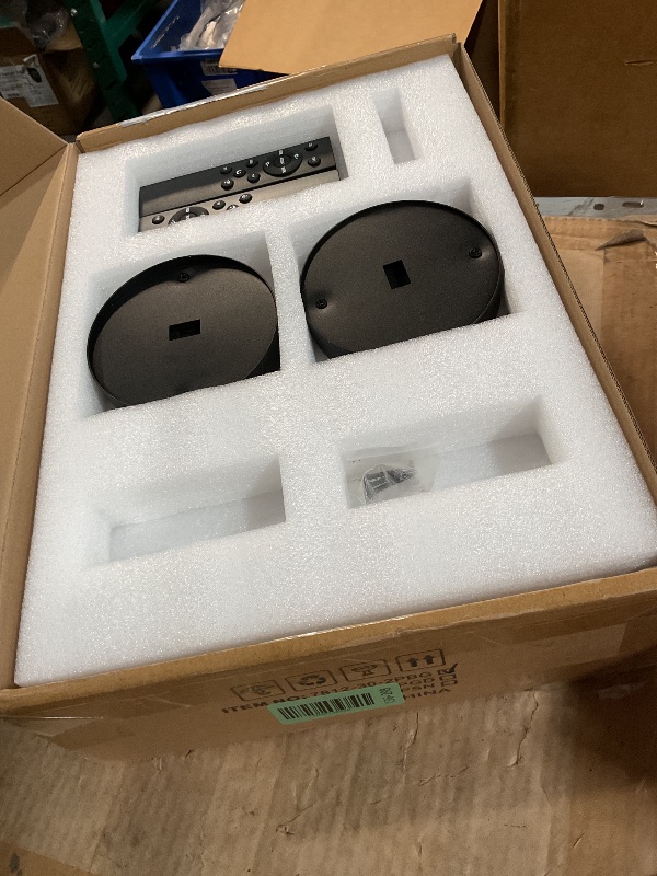 Photo 1 of (untested) Battery Operated Wall Sconces Set of Two, Rechargeable Wall Lights with Remote Control, Dimmable 3000K-6000K LED Wall Lamp, 360°Rotate, Long Wireless Sconces for Living Room, Bedroom