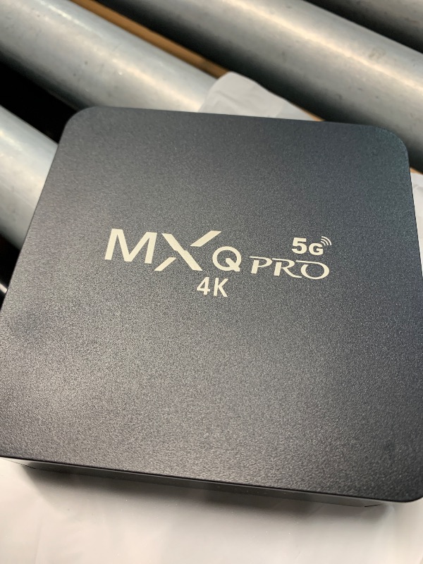 Photo 1 of (used)(missing pieces) MXQ Pro 5G Android 14.0 TV Box 2025 Upgraded Ram 2GB ROM 16GB Dual Band 2.4G/5.8GHz WiFi6 BT5.0 4K AV1 USB 3.0 Ultra HD Voice Control Smart Home Player