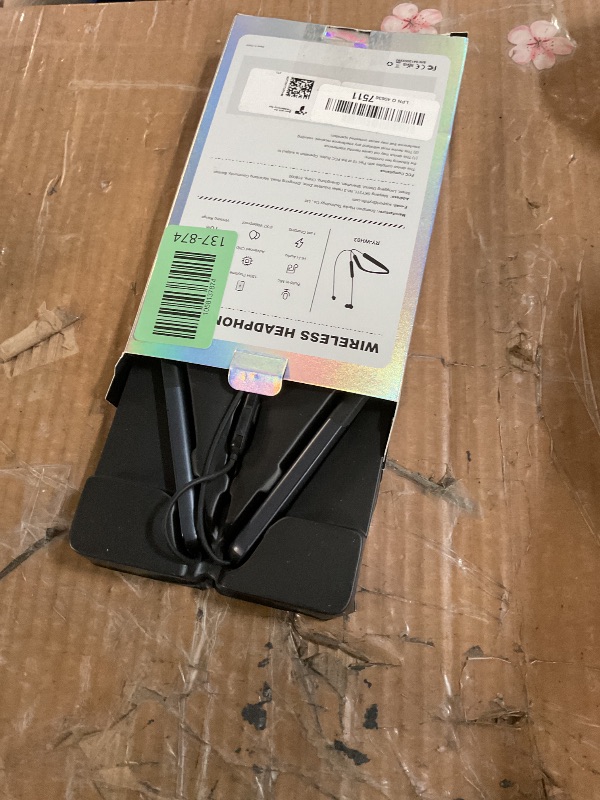 Photo 1 of ***(PARTS ONLY/ MAJOR DAMAGE/ NON FUNCTIONAL)***
Rythflo Bluetooth Headphones, 150H Playtime Wireless Bluetooth Earbuds w/Mic in-Ear Magnetic Neckband Earphone, IPX7 Sweatproof Deep Bass Headset for Home, Traveling, Outdoor, Business Trips