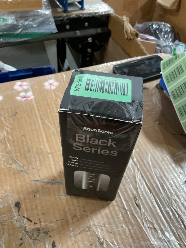 Photo 1 of ***(MISSING CHARGER/ UNABLE TO TEST ITEM)***Aquasonic Black Series Ultra Whitening Toothbrush – ADA Accepted Electric Toothbrush- 8 Brush Heads & Travel Case – 40,000 VPM Electric Motor & Wireless Charging - 4 Modes w Smart Timer