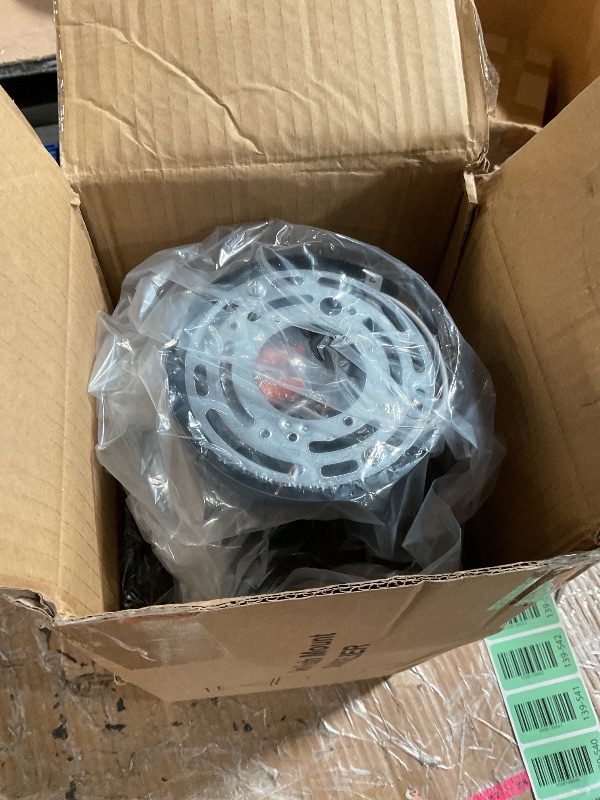 Photo 1 of ?Upgraded?Semi Flush Mount Ceiling Light, Black Industrial Ceiling Light Fixtures, Farmhouse Light Fixture for Hallway Stairway Garage Living Room Dining Room Balcony?Not waterproof, Not for Outdoor?